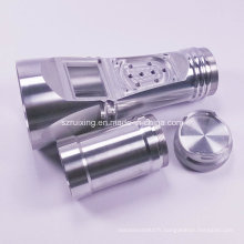 Usinage CNC pour accessoires de lampe de poche en aluminium